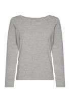 T-Shirts Long Sleeve Tops T-shirts & Tops Long-sleeved Grey Marc O'Polo