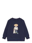 Polo Bear Fleece Sweatshirt Tops Sweatshirts & Hoodies Sweatshirts Navy Ralph Lauren Baby