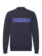 Hs Essential Sp Crew Tops Sweatshirts & Hoodies Sweatshirts Navy Hackett London