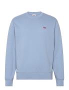 The Original Hm Crew Soft Cham Tops Sweatshirts & Hoodies Sweatshirts Blue LEVI´S Men