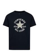 Converse Dissected Chuck Patch Graphic Tee Tops T-Kortærmet Skjorte Black Converse