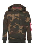 Back Print Hoody Camo Designers Sweatshirts & Hoodies Hoodies Green Alpha Industries