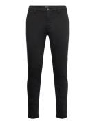 Zeumar Trousers Slim Hyperchino Color Xlite Bottoms Trousers Chinos Black Replay