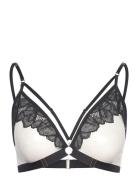 Billie Open Bralette Lingerie Bras & Tops Soft Bras Bralette Black Hunkemöller