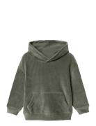 Nmmnelur Rlx Sweat Wh Tops Sweatshirts & Hoodies Hoodies Green Name It