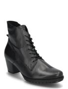 Laced Ankle Boot Shoes Boots Ankle Boots Ankle Boots With Heel Black Gabor