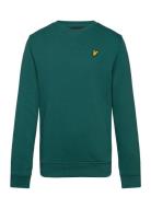 Crew Neck Sweatshirt Tops Sweatshirts & Hoodies Sweatshirts Green Lyle & Scott