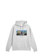 Jjpeak Sweat Hood Ln Tops Sweatshirts & Hoodies Hoodies Grey Jack & J S