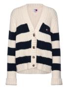 Tjw Rwb Back Flag Cardigan Ext Tops Knitwear Cardigans Multi/patterned Tommy Jeans