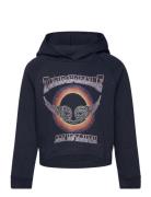 Hooded Sweatshirt Tops Sweatshirts & Hoodies Hoodies Navy Zadig & Voltaire Kids