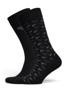 Men's Knit Short Socks Underwear Socks Regular Socks Black Emporio Armani