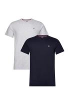Tjm 2Pack Slim Jersey Tee Tops T-Kortærmet Skjorte Blue Tommy Jeans