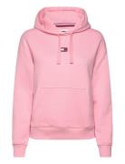 Tjw Bxy Badge Hoodie Tops Sweatshirts & Hoodies Hoodies Pink Tommy Jeans