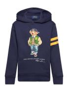 Polo Bear Fleece Hoodie Tops Sweatshirts & Hoodies Hoodies Navy Ralph Lauren Kids