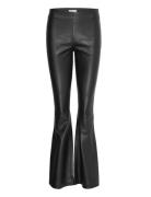 2Nd Batura - Stretch Pu Bottoms Trousers Leather Leggings-Bukser Black 2NDDAY