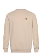 Tape Crew Neck Sport Sweatshirts & Hoodies Sweatshirts Beige Lyle & Scott Sport