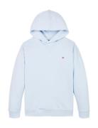 U Timeless Hoodie Tops Sweatshirts & Hoodies Hoodies Blue Tommy Hilfiger