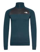 M Reaxion 1/4 Zip Fleece Sport Sweatshirts & Hoodies Fleeces & Midlayers Blue The North Face