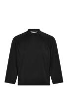 Mschadelona Lynette 3/4 Top Tops T-shirts & Tops Long-sleeved Black MSCH Copenhagen