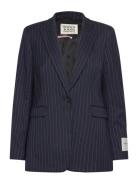 Core Sb Fitted Blazer Blazers Single Breasted Blazers Navy Scotch & Soda