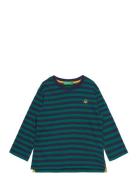 T-Shirt L/S Tops T-shirts Long-sleeved T-Skjorte Blue United Colors Of Benetton