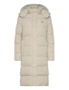 Monologo Non Down Long Puffer Foret Jakke Beige Calvin Klein Jeans