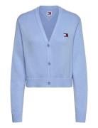 Tjw Essential Badge Cardigan Ext Tops Knitwear Cardigans Blue Tommy Jeans