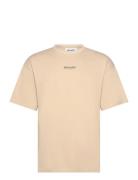 Samourai Printed O/S Ss Tshir Tops T-Kortærmet Skjorte Beige SIXTH JUNE