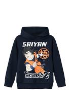 Nkmjam Dragonball Sweat Wh Bru Noos Vde Tops Sweatshirts & Hoodies Hoodies Navy Name It