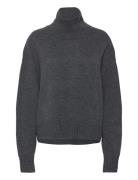 Kendra - Soft Lamb Tops Knitwear Turtleneck Grey Day Birger Et Mikkelsen