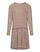 Leo Debbie Dresses & Skirts Dresses Casual Dresses Long-sleeved Casual Dresses Beige MarMar Copenhagen