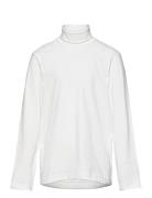 T-Shirt L/S Tops T-shirts Long-sleeved T-Skjorte White United Colors Of Benetton