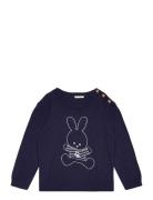 Sweater L/S Tops Sweatshirts & Hoodies Sweatshirts Navy United Colors Of Benetton