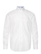 Poplin W. Paisley Contrast Tops Shirts Business White Bosweel Shirts Est. 1937