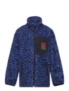 Ice Fields Fz Youth Outerwear Fleece Outerwear Fleece Jackets Blue Quiksilver