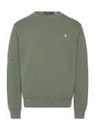 Loopback Fleece Sweatshirt Tops Sweatshirts & Hoodies Sweatshirts Green Polo Ralph Lauren