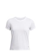 Ua Launch Shortsleeve Sport T-shirts & Tops Short-sleeved White Under Armour