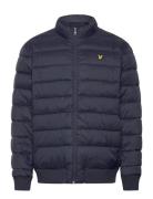 Funnel Neck Wadded Jacket Foret Jakke Navy Lyle & Scott