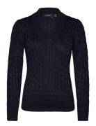 Cable-Knit Cricket Sweater Tops Knitwear Jumpers Navy Lauren Ralph Lauren