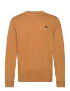 Dunstan River Long Sleeve Tee Wheat Boot Tops T-Langærmet Skjorte Beige Timberland