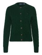 Cable-Knit Wool-Cashmere Cardigan Tops Knitwear Cardigans Green Polo Ralph Lauren