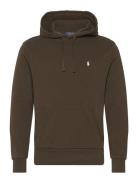 Loopback Fleece Hoodie Tops Sweatshirts & Hoodies Hoodies Brown Polo Ralph Lauren