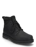 Britton Road Mid Lace Up Waterproof Boot Black Full Grain Snørestøvler Black Timberland