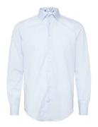 Poplin W. Paisley Contrast Tops Shirts Business Blue Bosweel Shirts Est. 1937