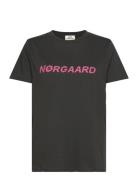 Single Organic Trenda P Tee Tops T-shirts & Tops Short-sleeved Black Mads Nørgaard