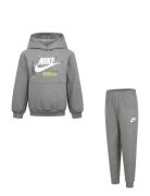 Nike Sportswear Futura Pullover Hoodie And Pants Set Sets Sweatsuits Grey Nike