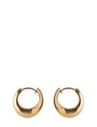 Mini Globe Huggies Accessories Jewellery Earrings Hoops Gold Pernille Corydon