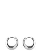 Mini Globe Huggies Accessories Jewellery Earrings Hoops Silver Pernille Corydon