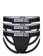 Umbr-Jockythreepack Jockstrap Underbukser Y-front Briefs Black Diesel