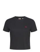 Essential Sporty Tee Caviar Ri Tops T-shirts & Tops Short-sleeved Black LEVI´S Women